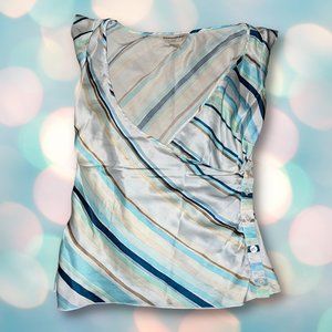 Banana Republic Women's Buttoned Silk Blouse Tank Size 4